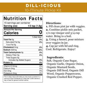 Dill-icious | 10-Minute Pickle Kit
