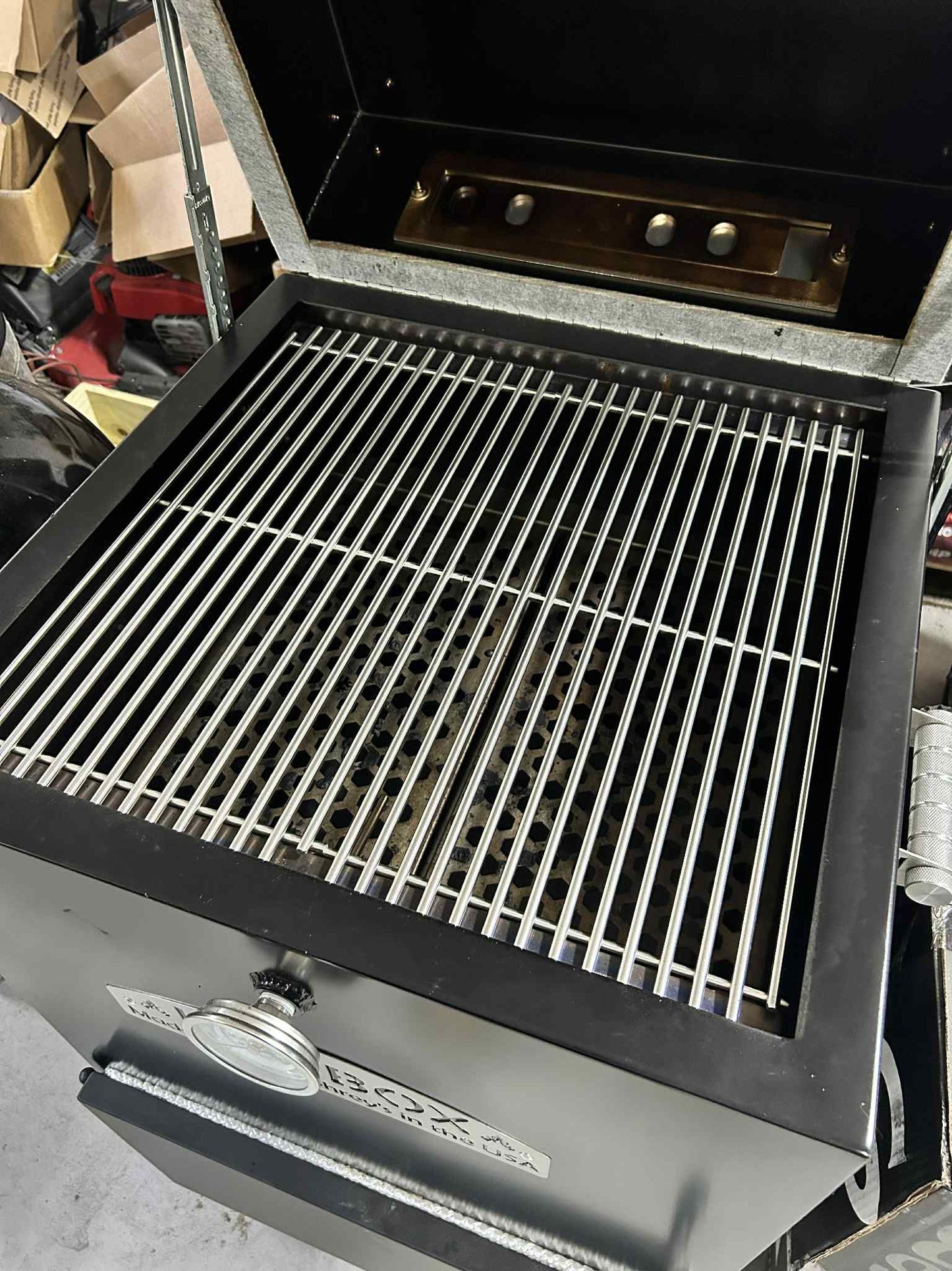 Stainless Steel Round Bar Racks for the Hot Box