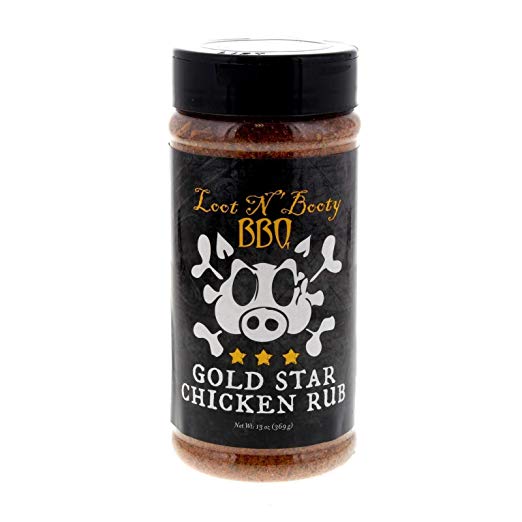 Loot N' Booty - Gold Star Chicken Rub - Humphreys Smokers