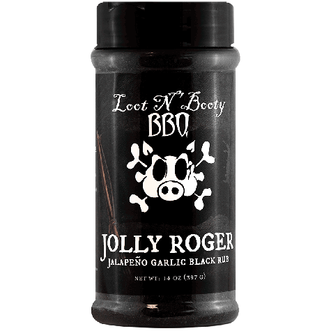 Loot N' Booty-Jolly Roger Jalapeno Garlic Black Rub