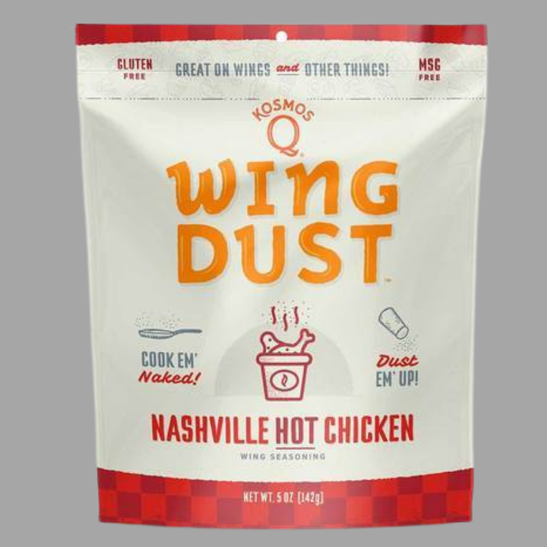 KOSMOS Q WING DUST - NASHVILLE HOT - 5oz Bag