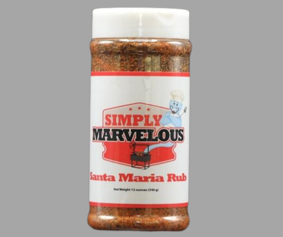 Simply Marvelous BBQ Rub Santa Maria - 12oz