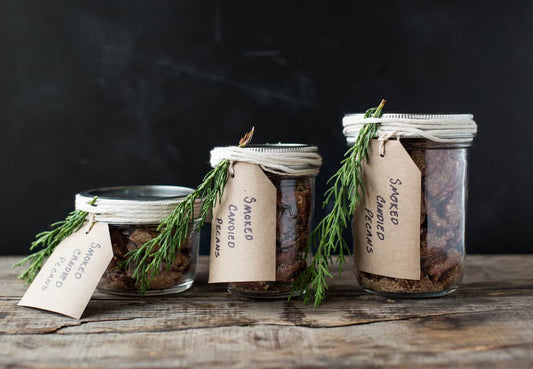 Sweet Smoked Candied Pecans for the Mother figures in your life!
