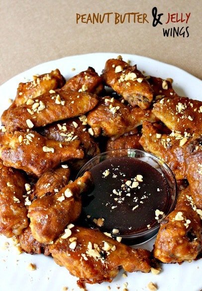Peanut Butter and Jelly Wings!  YUMMMM!