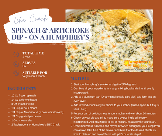 Like Crack: Spinach & Artichoke dip!