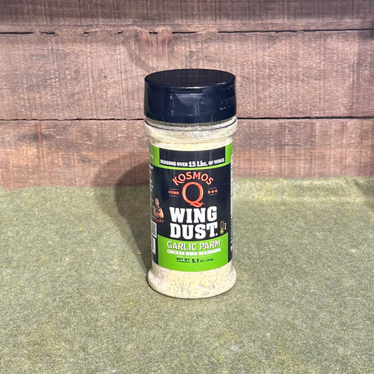 KOSMOS Q WING DUST - GARLIC PARMESAN- 5.1oz Bottle