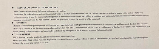 Replacement Thermometer