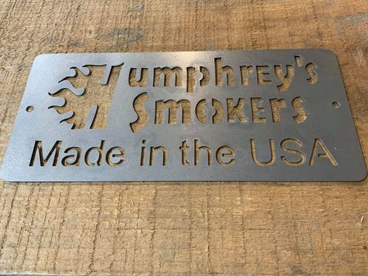 Humphrey's Smokers Logo Plate