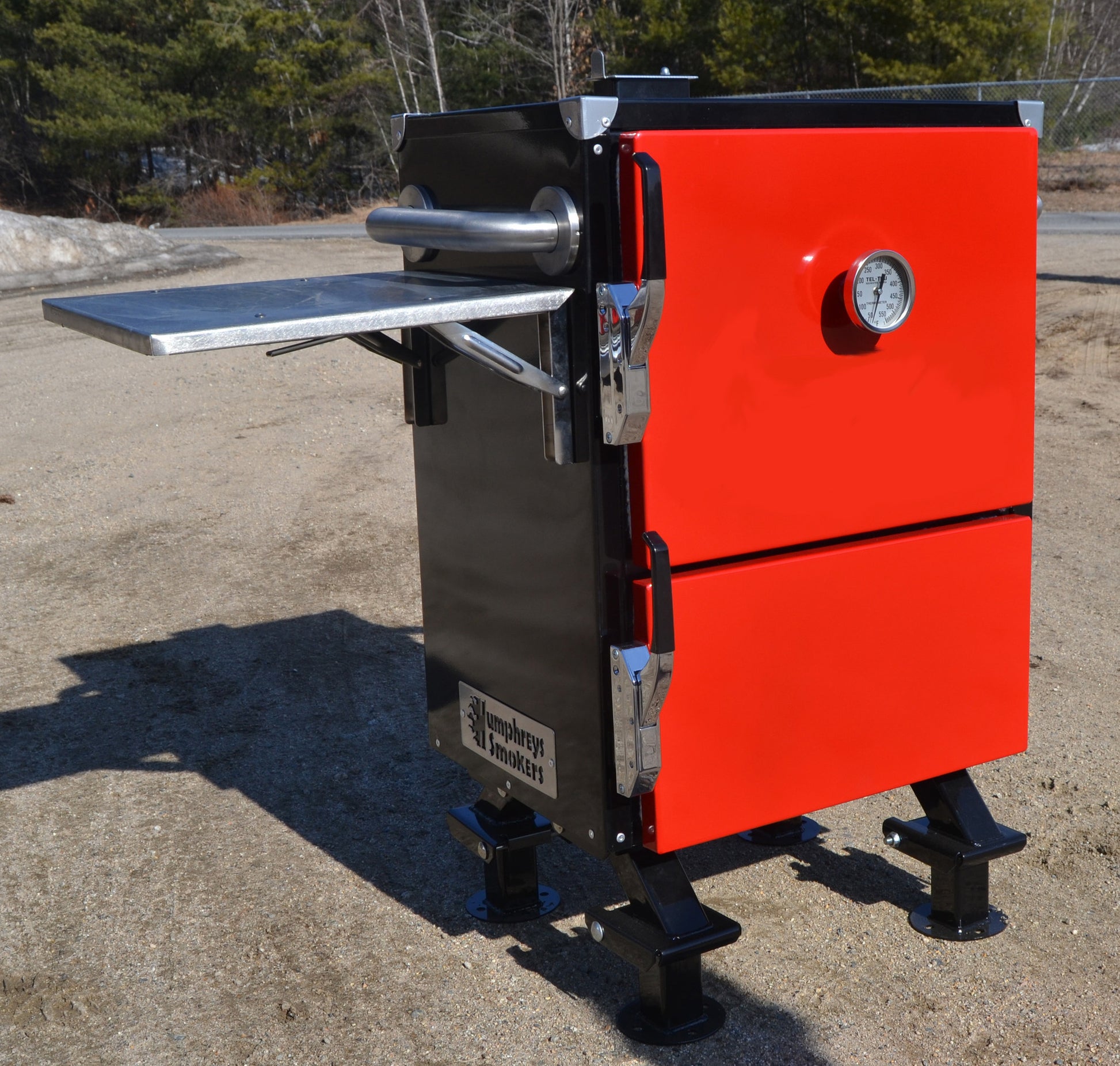 Stainless Steel Drop Down Counter - Humphreys Smokers 