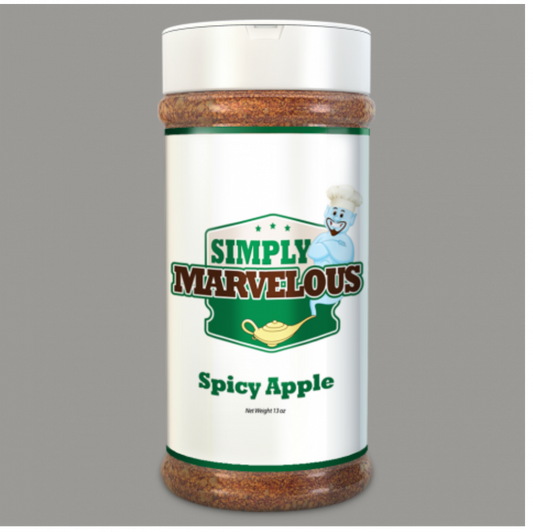 Simply Marvelous BBQ Rub Spicy Apply- 12.5oz - Humphreys Smokers